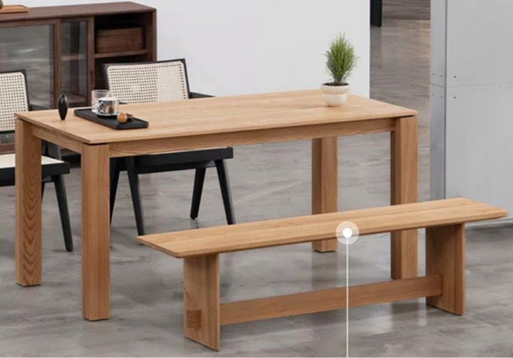 CANCIO Modern Solid Wood Dining Table