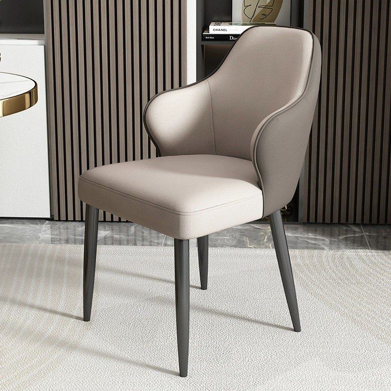 ROY Modern Leather Dining Chair - Radical Homes Singapore