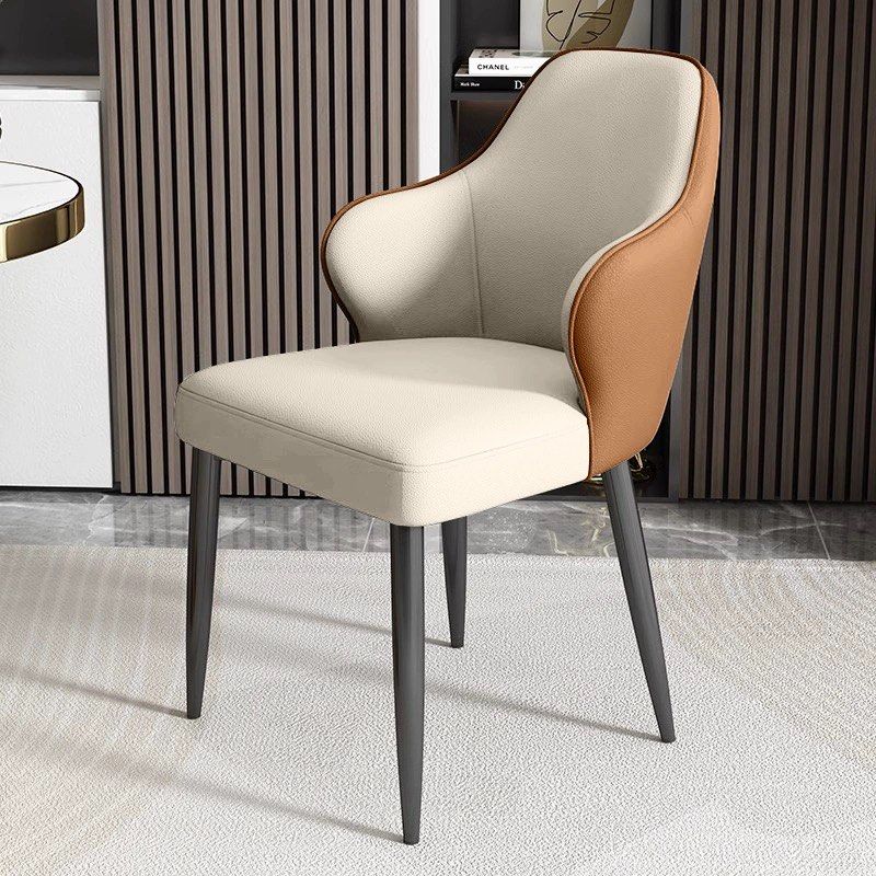 ROY Modern Leather Dining Chair - Radical Homes Singapore