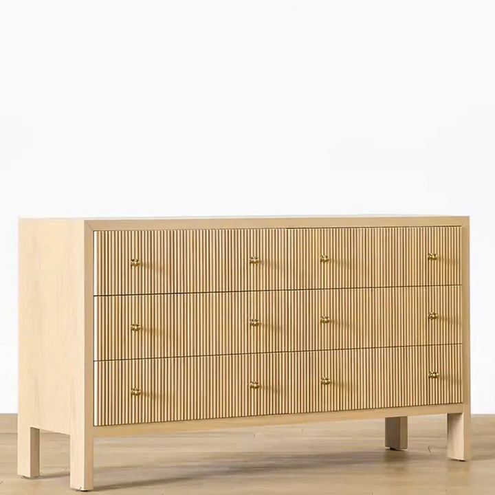 PELE Modern Fluted Chest Of Drawers