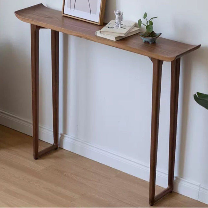 EVANDER Rustic Solid Wood Console Table