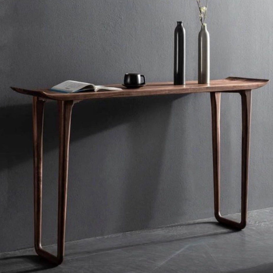 EVANDER Rustic Solid Wood Console Table