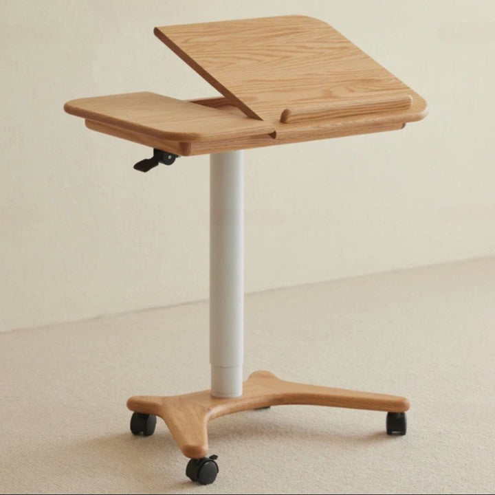 ALGERNON Scandinavian Oak Wood Study Desk