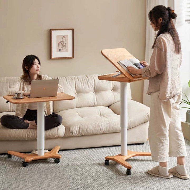 ALGERNON Scandinavian Oak Wood Study Desk