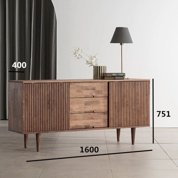 BOZEN Rustic Solid Wood Sideboard