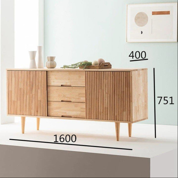 BOZEN Rustic Solid Wood Sideboard