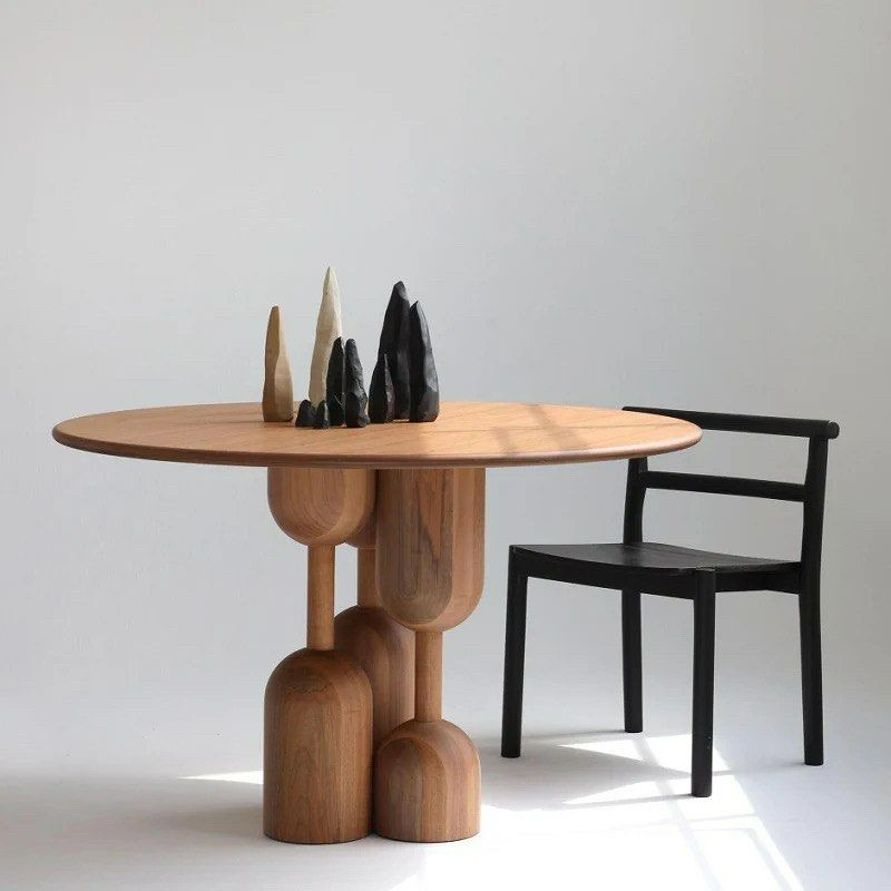 JAIME Modern Solid Wood Round Dining Table – Radical Homes