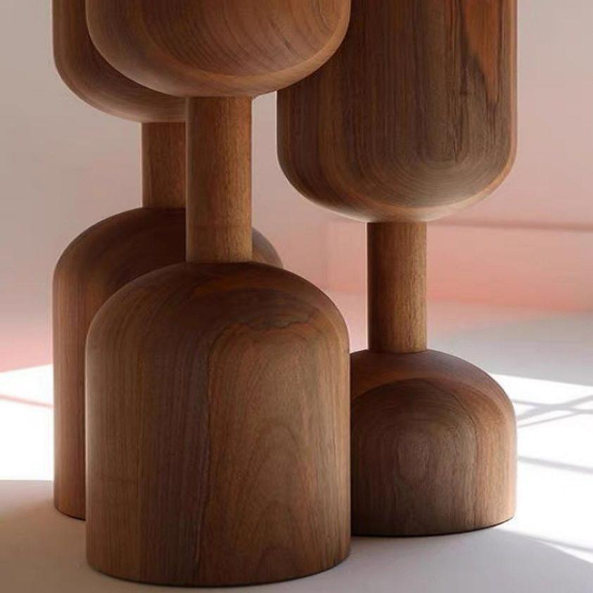 Modern Wood Table Rounded Edges JAIME Modern Solid Wood Round Dining Table – Radical Homes