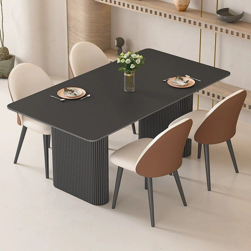 CARMONA Modern Sintered Stone Dining Table and Chair Set