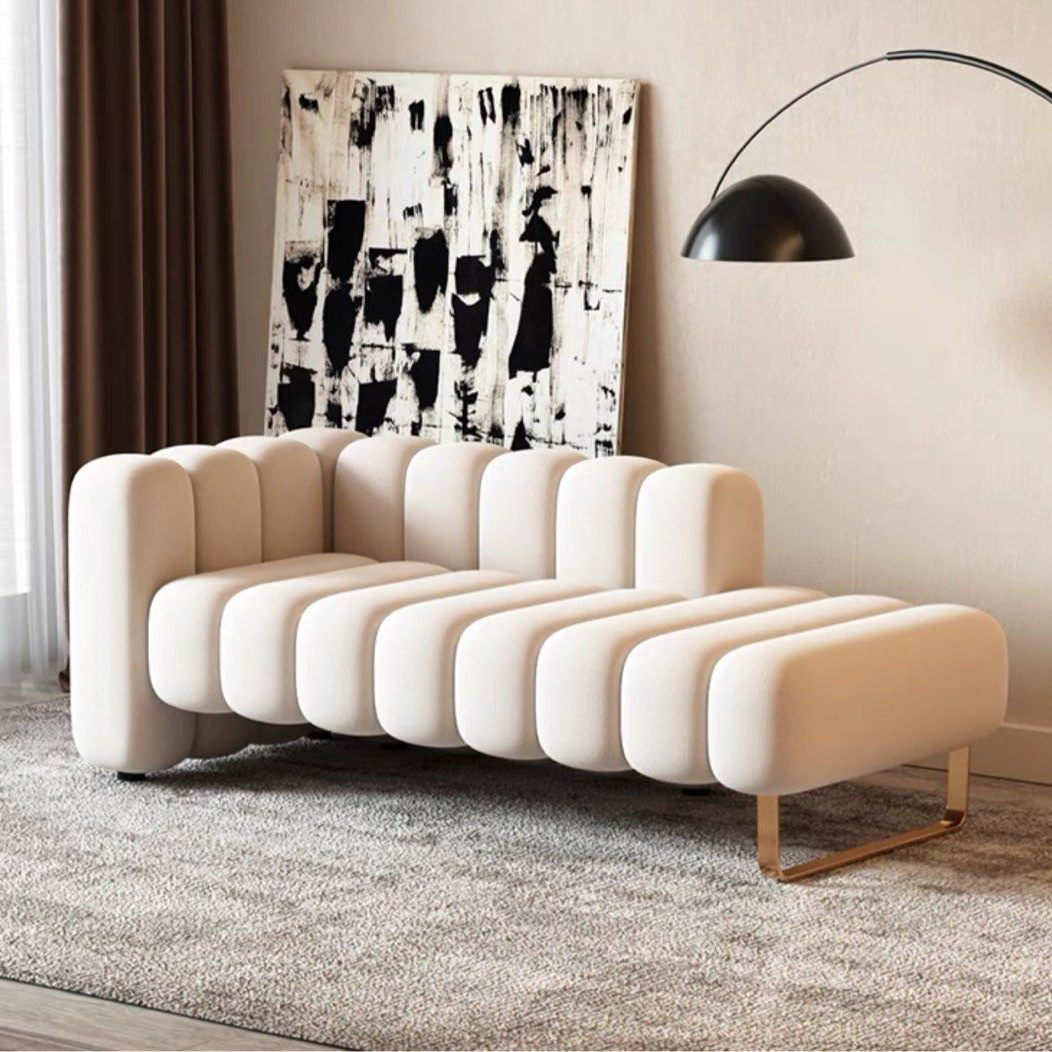 LIBERTY Modern Velvet Ottoman