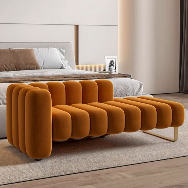 LIBERTY Modern Velvet Ottoman
