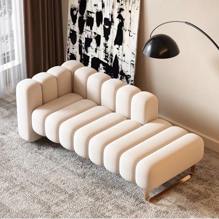 LIBERTY Modern Velvet Ottoman