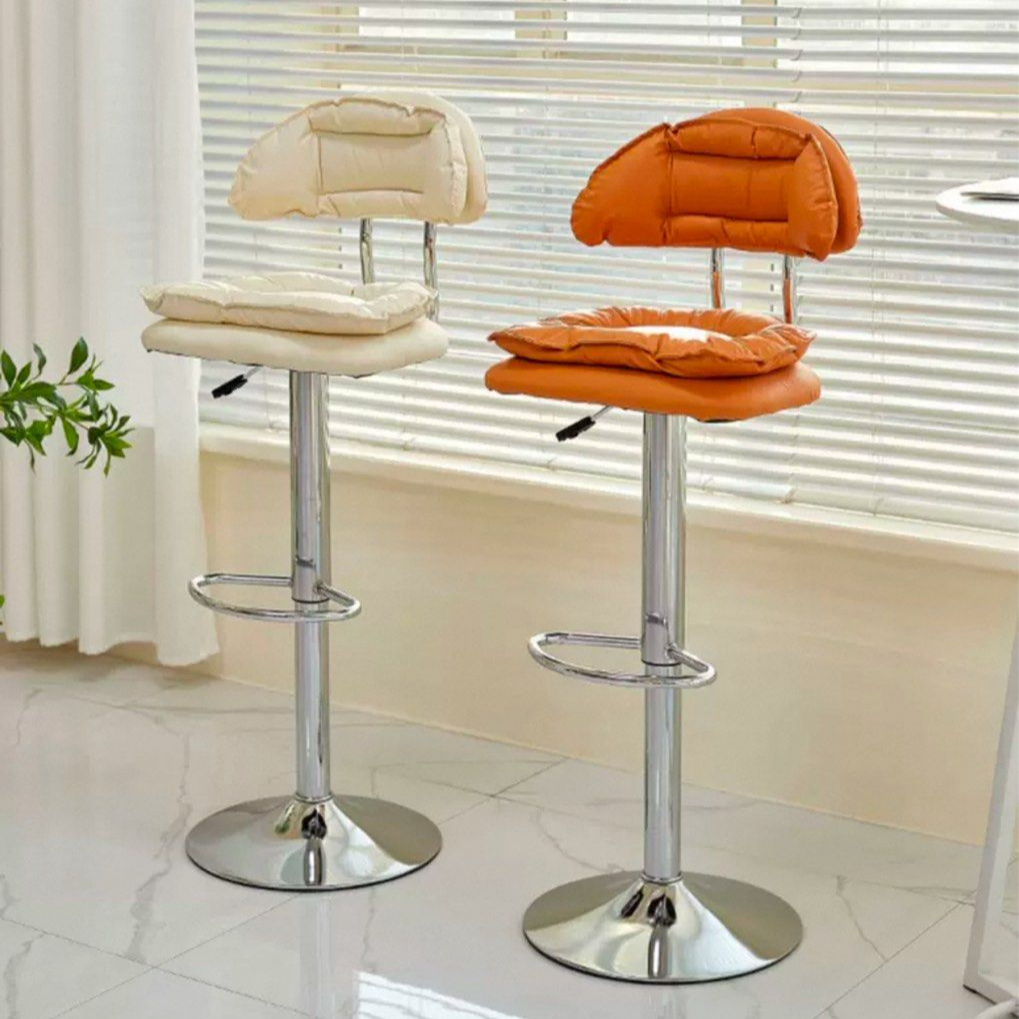 AFELIO Modern Leather Bar Stool