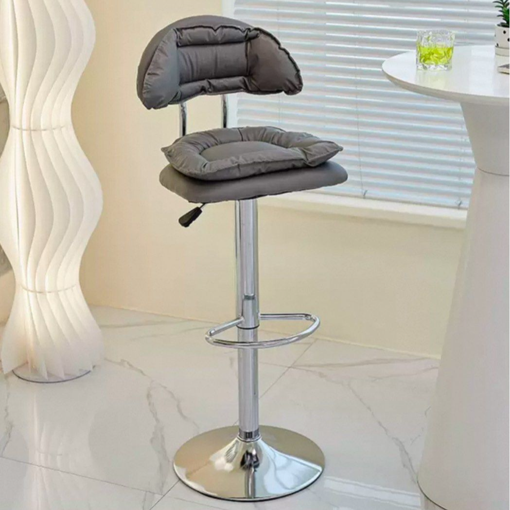 AFELIO Modern Leather Bar Stool