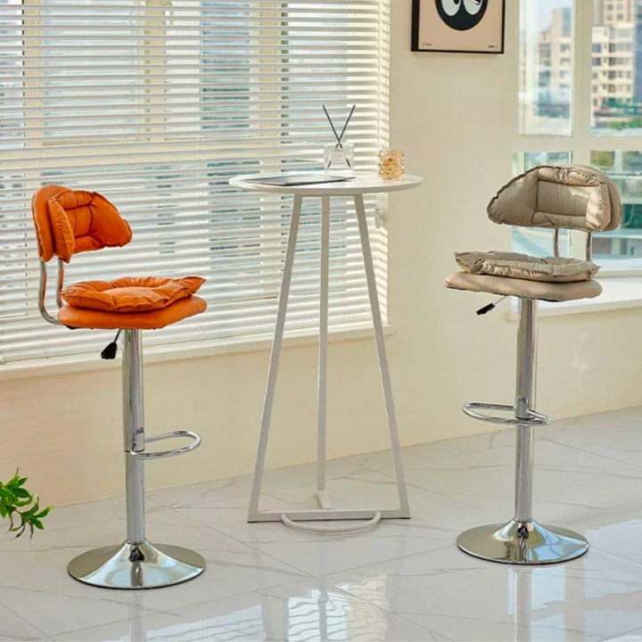 AFELIO Modern Leather Bar Stool