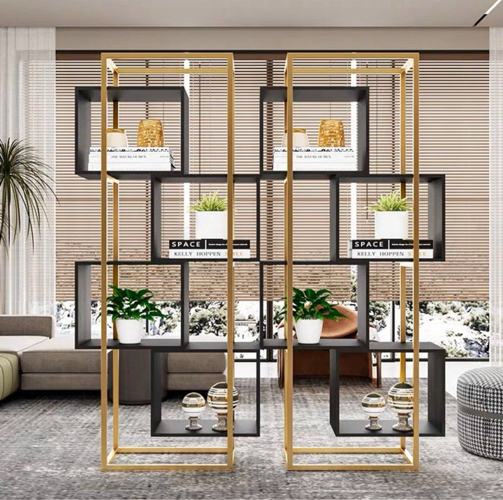 TIKELN Luxurious Iron Display Shelf