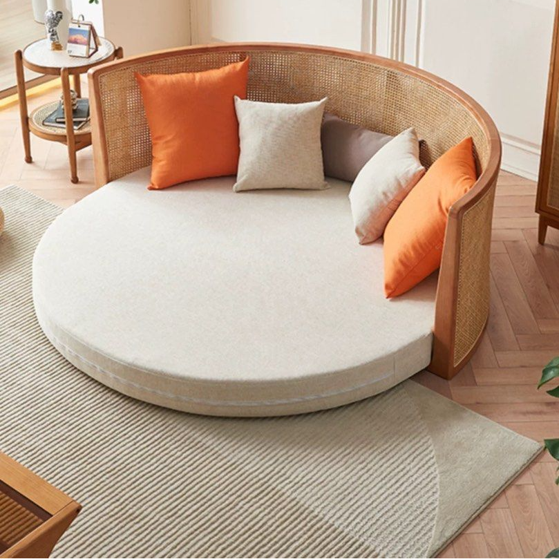 MIKASA Japandi Rattan Sofa Bed