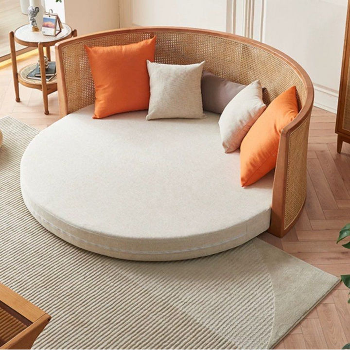 MIKASA Japandi Rattan Sofa Bed