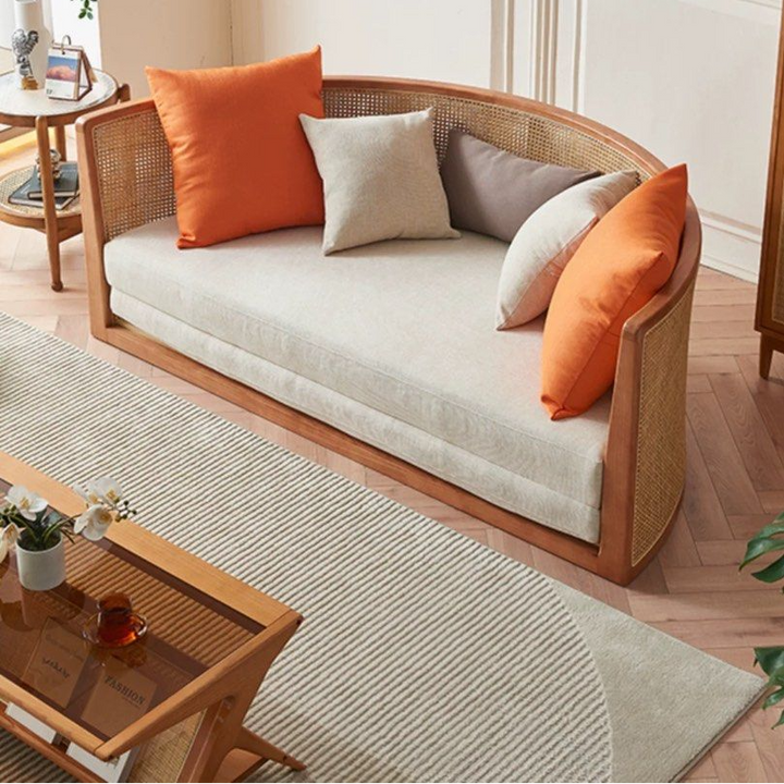 MIKASA Japandi Rattan Sofa Bed