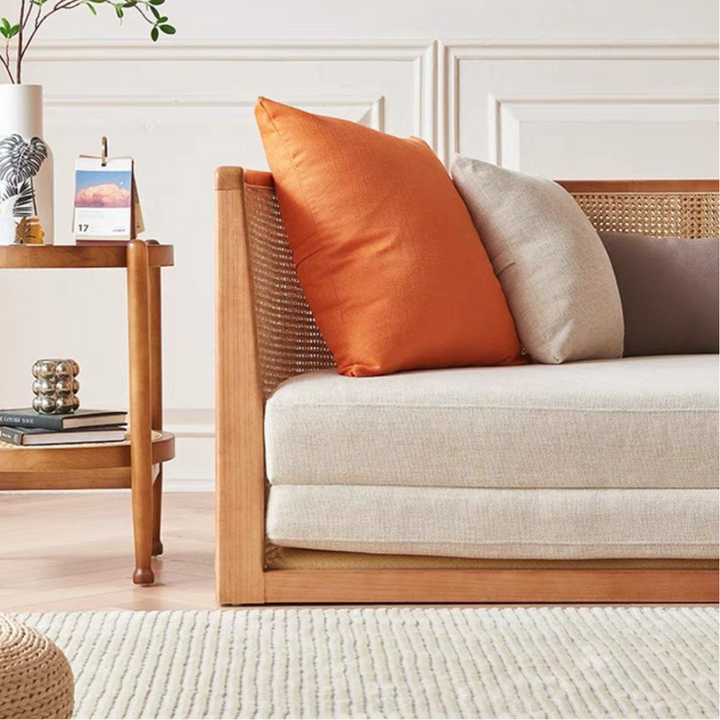 MIKASA Japandi Rattan Sofa Bed