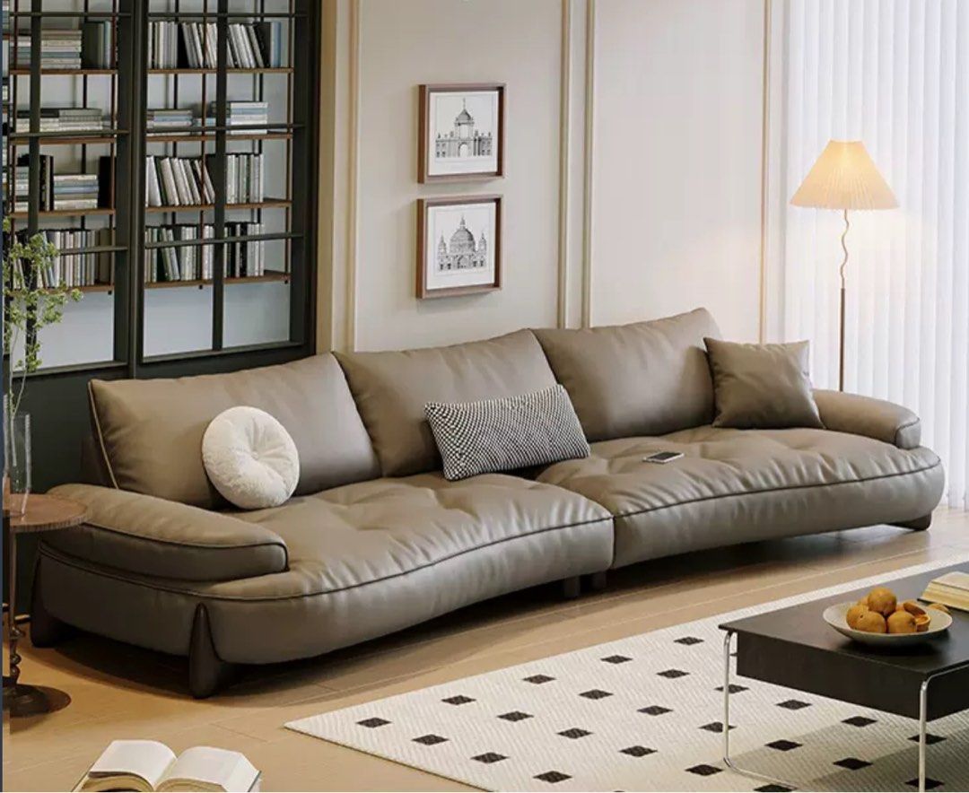ALMIRA Modern Leather Sofa