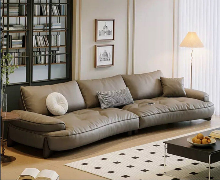 ALMIRA Modern Leather Sofa