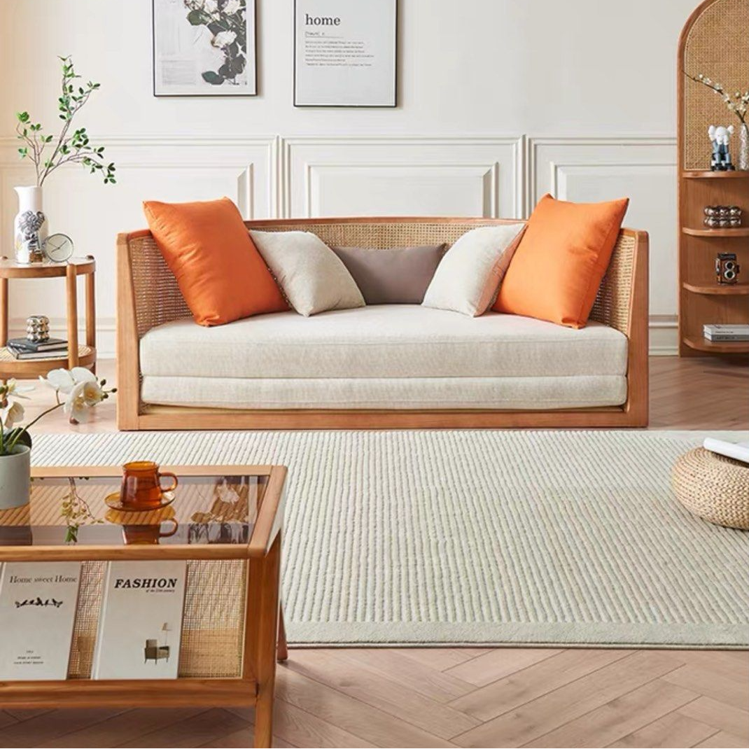 MIKASA Japandi Rattan Sofa Bed