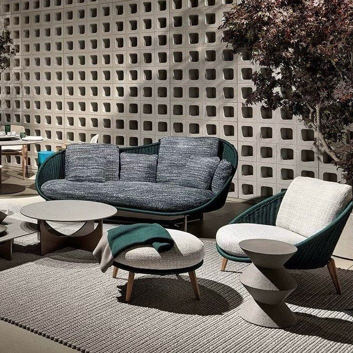 JAYD Modern Outdoor Sofa & Tables
