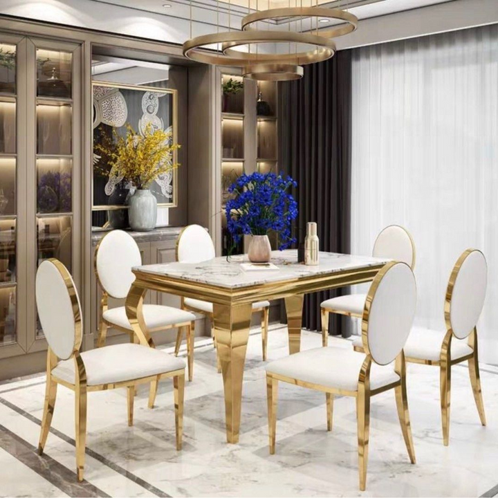 SCOTT Victorian Marble Dining Table