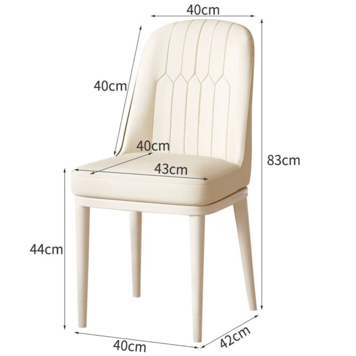 MODOK Modern Leather Dining Chair – Radical Homes