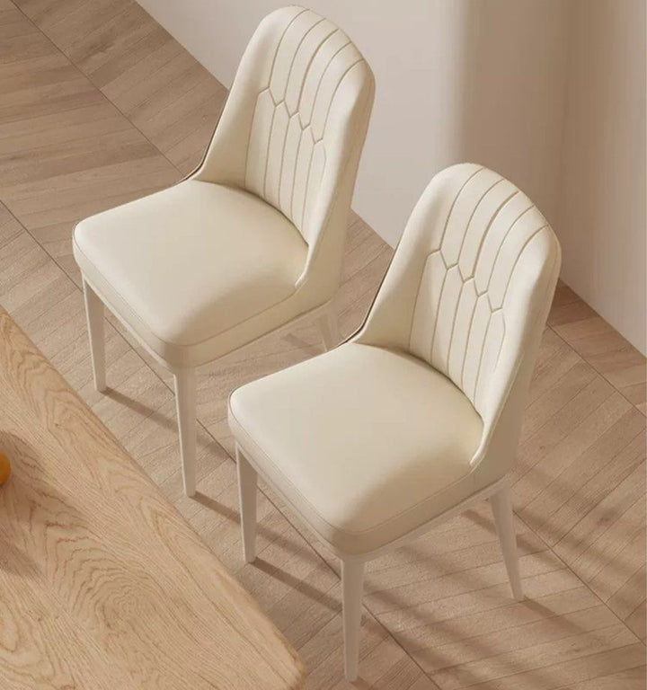 MODOK Modern Leather Dining Chair - Radical Homes Singapore