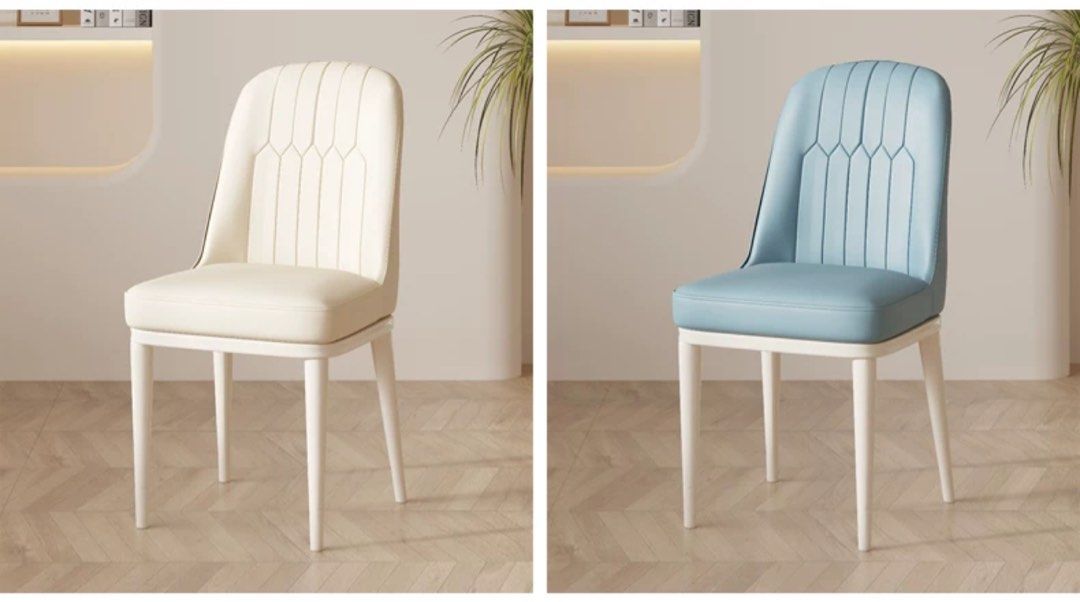 MODOK Modern Leather Dining Chair - Radical Homes Singapore