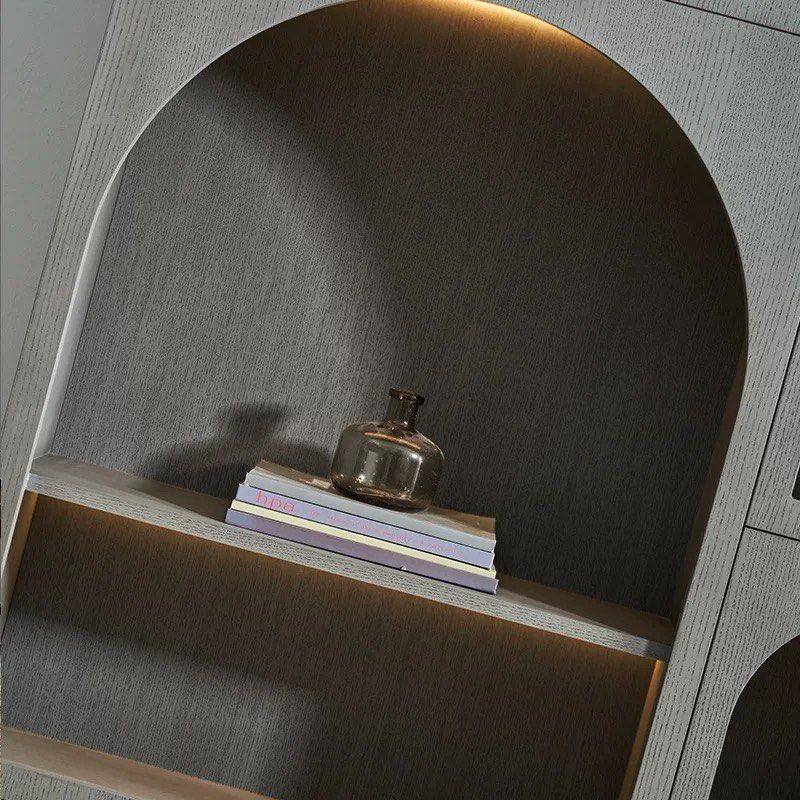 CASIENE Modern LED Wall Shelf