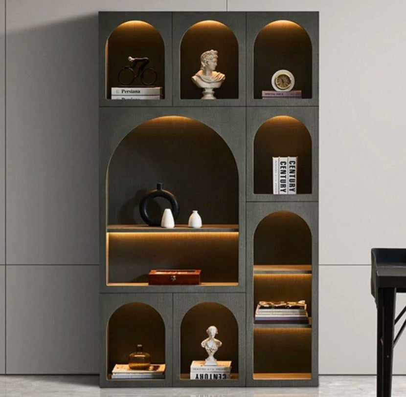 CASIENE Modern LED Wall Shelf