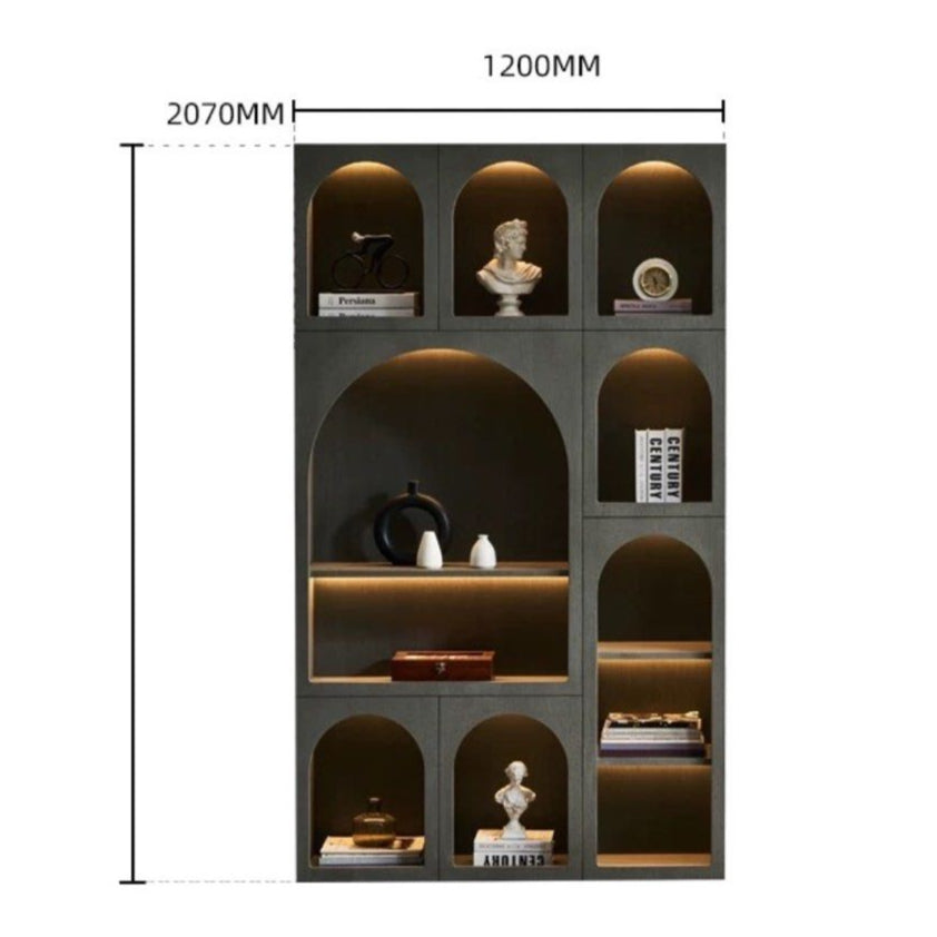 CASIENE Modern LED Wall Shelf