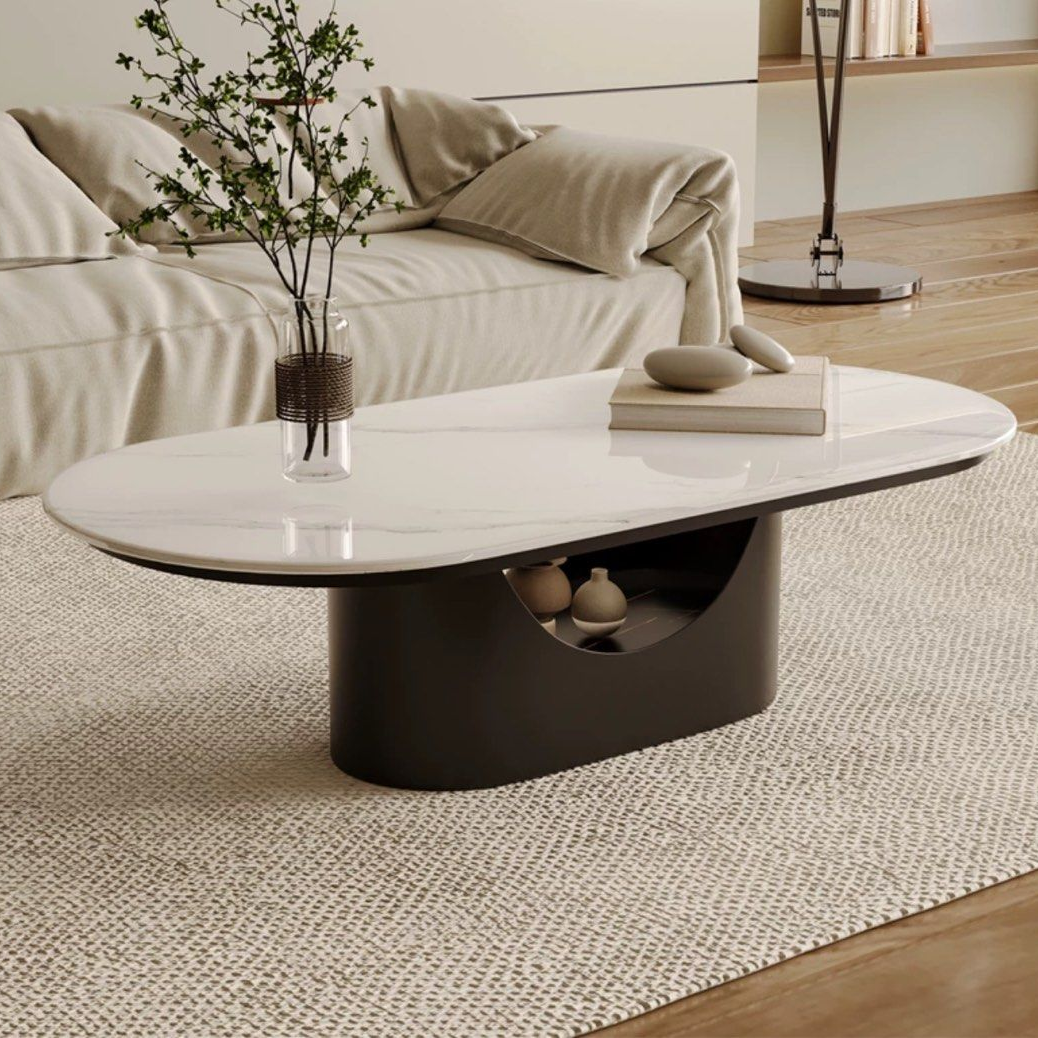 VANZANT Modern Sintered Stone Coffee Table
