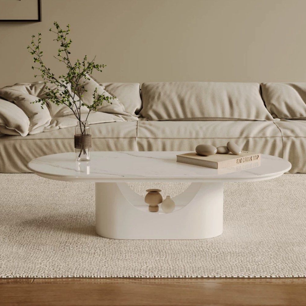 VANZANT Modern Sintered Stone Coffee Table