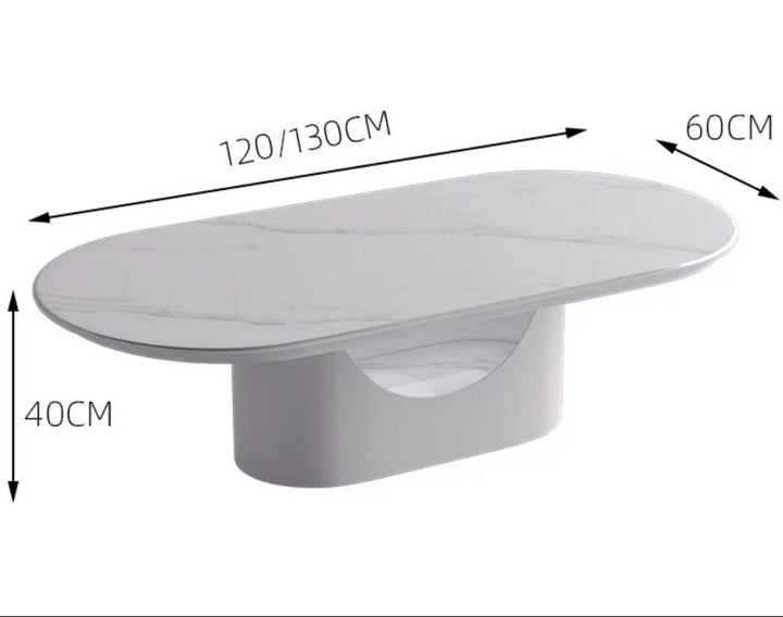 VANZANT Modern Sintered Stone Coffee Table