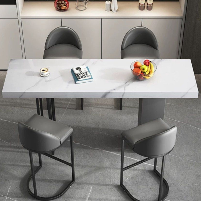 LUXGEN Modern Marble Bar Table