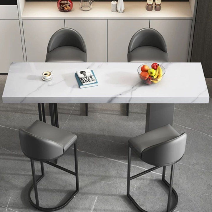 LUXGEN Modern Marble Bar Table