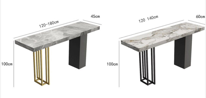LUXGEN Modern Marble Bar Table
