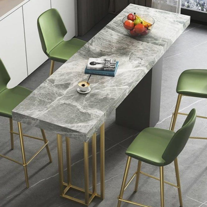 LUXGEN Modern Marble Bar Table