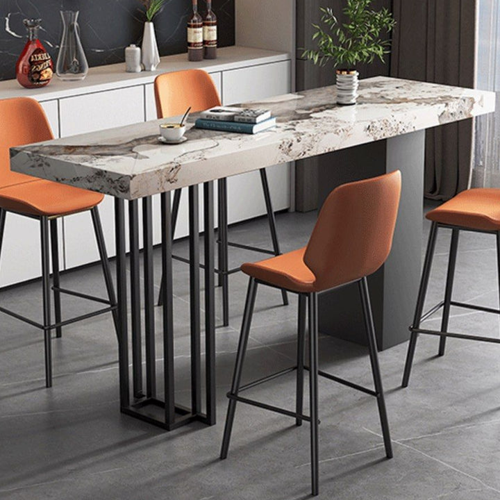 LUXGEN Modern Marble Bar Table