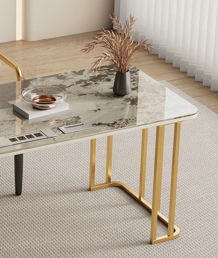 DRAKE Modern Sintered Stone Study Table – Radical Homes