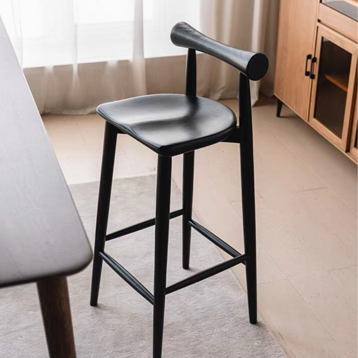 DORS Modern Solid Wood Bar Stool