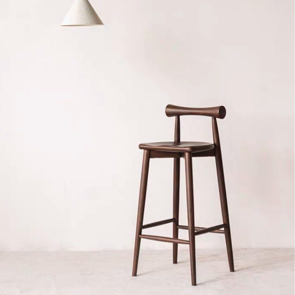 DORS Modern Solid Wood Bar Stool