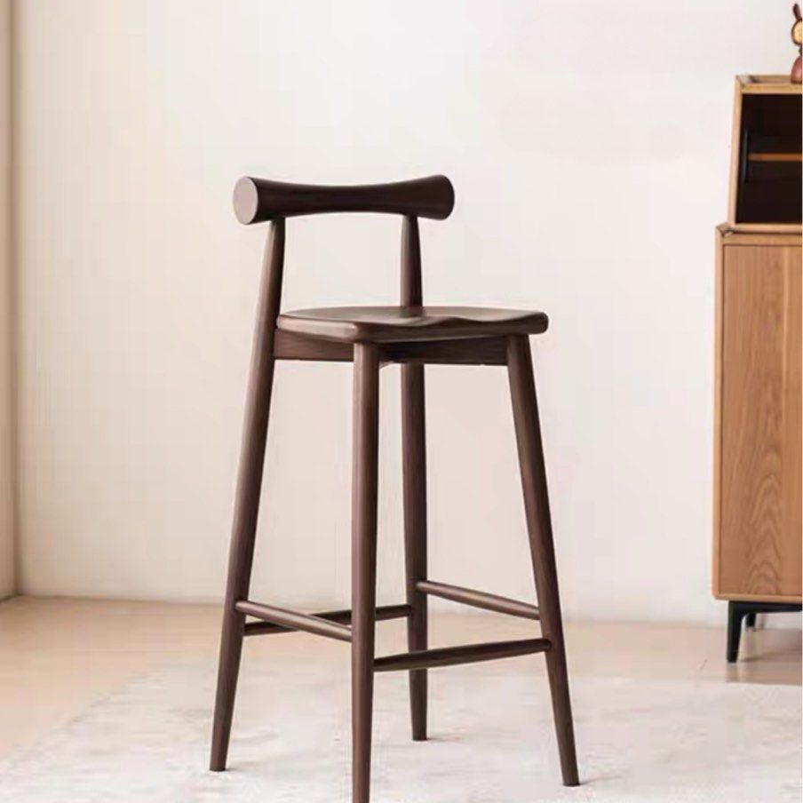 DORS Modern Solid Wood Bar Stool