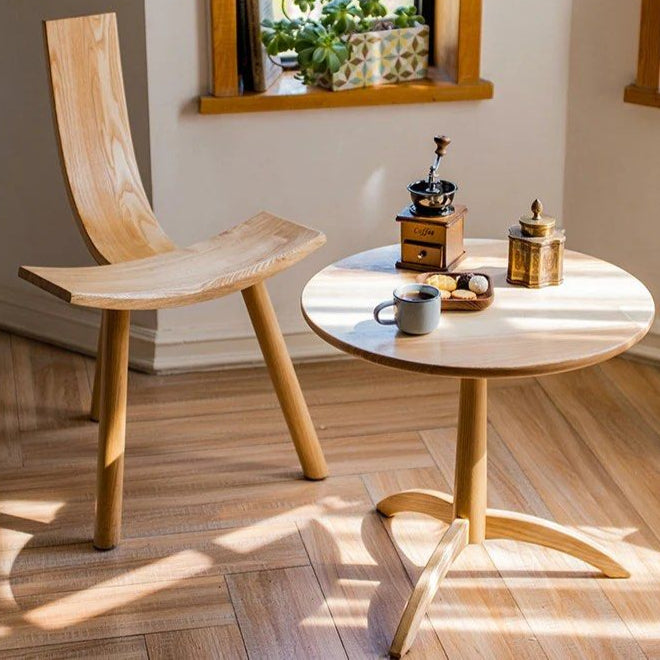 COGNUS Rustic Solid Wood Dining Chair