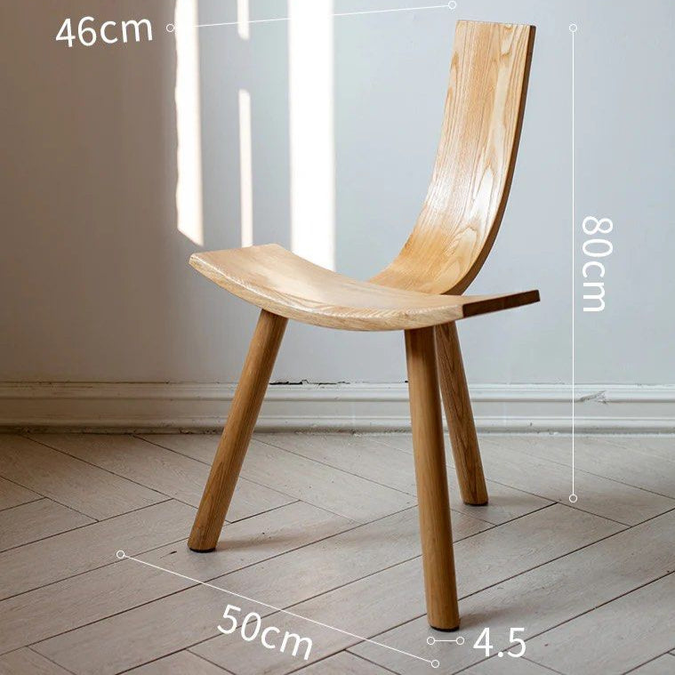 COGNUS Rustic Solid Wood Dining Chair