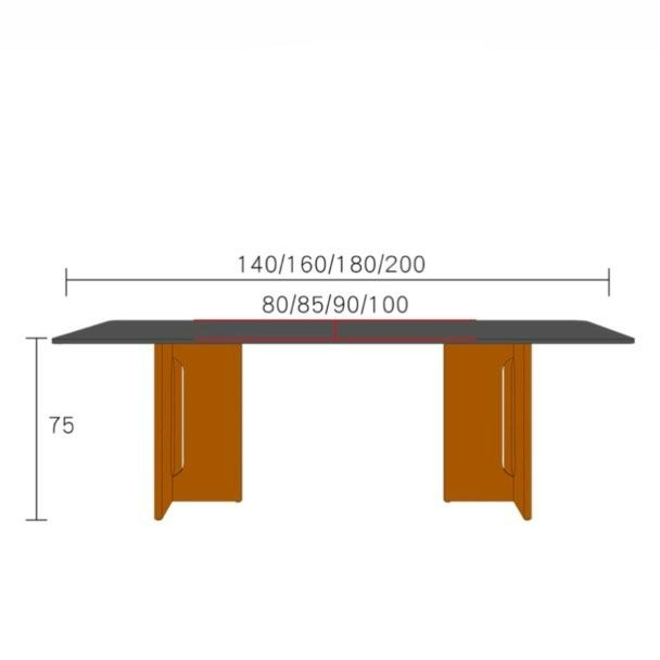 REYES Modern Sintered Stone Dining Table